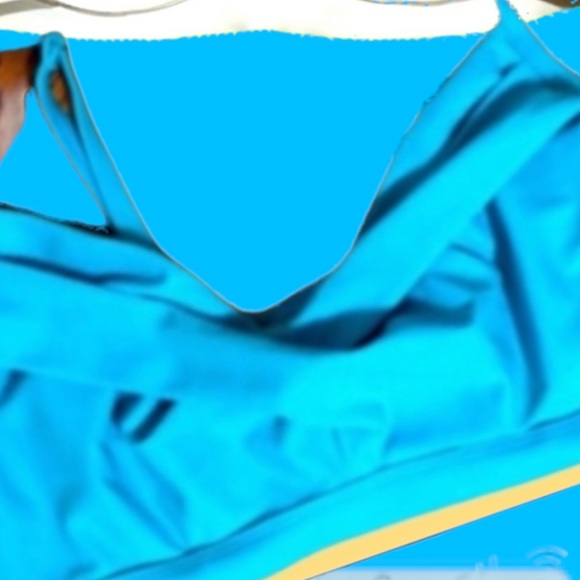 Athleta Turquoise Swim Top UPF 50 Bikini - Picture 2 of 3